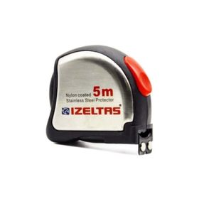 İzeltaş 0588150015 5 m Krom Stoplu Şerit Metre