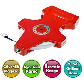 İzeltaş 05886 Arazi Tipi Fiberglas 20 Mt Şerit Metre