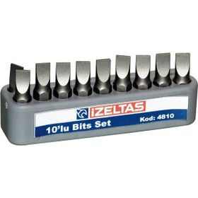 İzeltaş 1.2x6.5 Düz Bits Uç Set