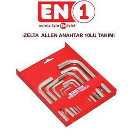 İzeltaş 10'lu Allen Anahtar Takımı