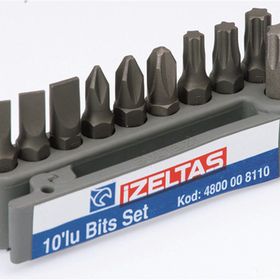 İzeltaş 10'lu Bits Uç Seti