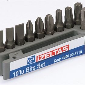 İzeltaş 10'lu Bits Uç Seti