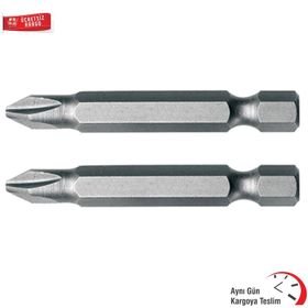 İzeltaş 10'lu Paket Ph2 x 50 mm Bits Uç Yıldız Matkap Ucu Vidalama Uç