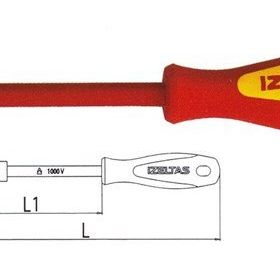 İzeltaş 11 mm 1000V İzoleli Lokma Uçlu Tornavida