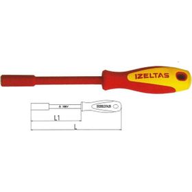 İzeltaş 11 mm 1000V İzoleli Lokma Uçlu Tornavida