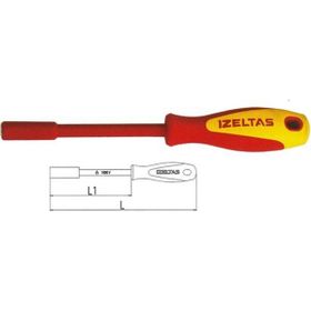 İzeltaş 11 mm 1000V İzoleli Lokma Uçlu Tornavida