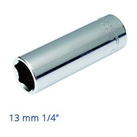 İzeltaş 1107 1/4'' 6 Köşe 13 mm Derin Lokma Anahtar