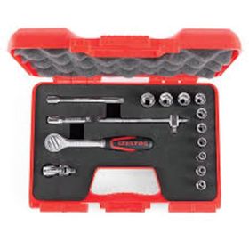 İzeltaş 1107006015 1/4'' 15 Parça Altı Köşe Karbüratör Lokma Anahtar Takımı