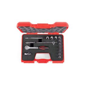 İzeltaş 1107006015 1/4'' 15 Parça Altı Köşe Karbüratör Lokma Anahtar Takımı