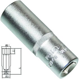 İzeltaş 1108 1/2'' Derin Altı Köşe Lokma Anahtar