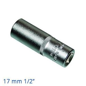 İzeltaş 1108060017 1-2" 17 mm Altı Köşe Derin Lokma Krom Anahtar