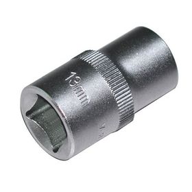 İzeltaş 1108060017 1-2" 17 mm Altı Köşe Derin Lokma Krom Anahtar