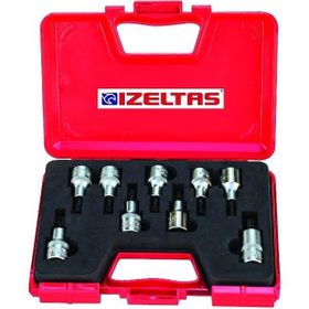 İzeltaş 1113 00 6009 1/2 9 Parça Lokmalı Tork Uç