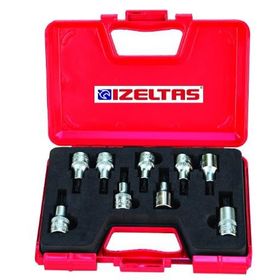 İzeltaş 1113 00 6009 1/2 9 Parça Lokmalı Tork Uç
