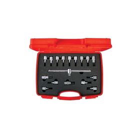 İzeltaş 1113 00 6017 1/2 inç 17 Parça Lokmalı Allen Uç ve Star Torx Uç Takımı