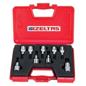 İzeltaş 1113006009lı Torx Uç Takımı 9 Parça Lokma Anahtar
