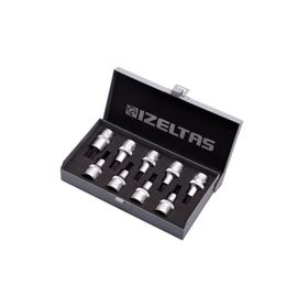 İzeltaş 1113006009lı Torx Uç Takımı 9 Parça Lokma Anahtar