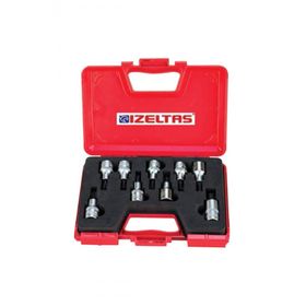 İzeltaş 1113006009lı Torx Uç Takımı 9 Parça Lokma Anahtar