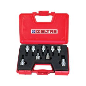 İzeltaş 1113006009lı Torx Uç Takımı 9 Parça Lokma Anahtar