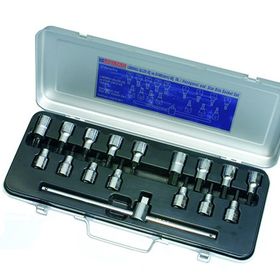 İzeltaş 1113006017 1/2” 17 Parça Alyan Uçlu Lokma Takımı