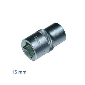 İzeltaş 1113061015 1/2 inç 15 mm Altı Köşe Lokma Anahtarı
