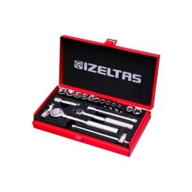 İzeltaş 1113061015 1/2 inç 15 mm Altı Köşe Lokma Anahtarı