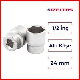İzeltaş 1113061024 Tek Lokma 1/2"-24 mm Lokma