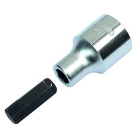 İzeltaş 1113063012 1-2" 12 mm Altı Köşe Lokma Krom Anahtar