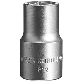İzeltaş 1113063012 1-2" 12 mm Altı Köşe Lokma Krom Anahtar