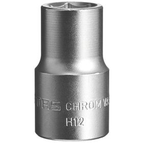İzeltaş 1113063012 1-2" 12 mm Altı Köşe Lokma Krom Anahtar