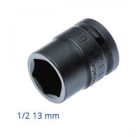 İzeltaş 1113067013 Havalı Lokma 1/2" Altı Köşe 13mm Lokma