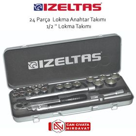İzeltaş 1114006024 1/2 24'lü Lokma Anahtar Takımı