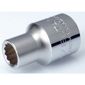 İzeltaş 1114061018 1-2" 18 mm On İki Köşe Lokma Krom Anahtar