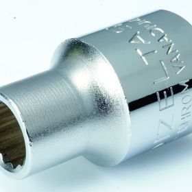 İzeltaş 1114061020 1-2" 20 mm On İki Köşe Lokma Krom Anahtar