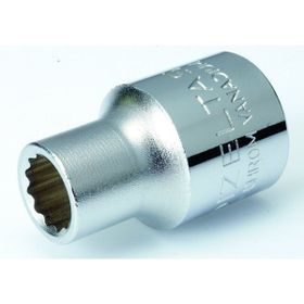 İzeltaş 1114061020 1-2" 20 mm On İki Köşe Lokma Krom Anahtar