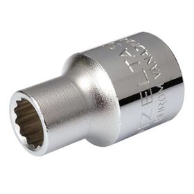 İzeltaş 1114061026 1-2" 26 mm On İki Köşe Lokma Krom Anahtar