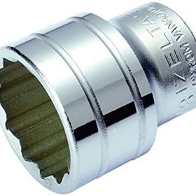 İzeltaş 1114061026 1-2" 26 mm On İki Köşe Lokma Krom Anahtar