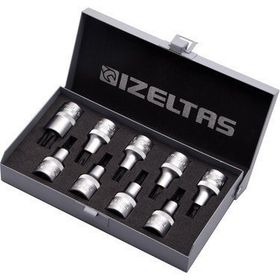 İzeltaş 1/2'' 9 Parça 60 mm Lokmalı Tork Uç Takımı
