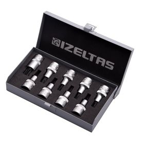 İzeltaş 1/2" 9'lu Lokmalı Torx Uç Takımı