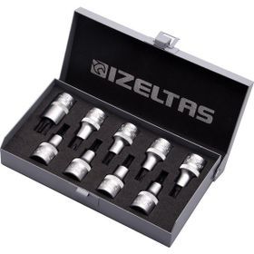 İzeltaş 1/2" 9'lu Lokmalı Torx Uç Takımı