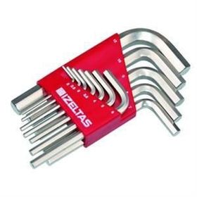 İzeltaş 12 Adet Altı Köşe Allen Anahtar Takımı
