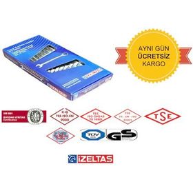 İzeltaş 12 Adet Cırcır Kombine Anahtar Takımı