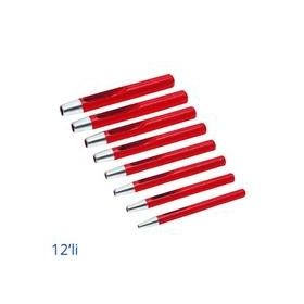 İzeltaş 12 Adet Kayış Zımba Takımı