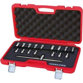 İzeltaş 1/2 inç Lokmalı Allen Uç ve 17 Parça Torx Uç Takımı
