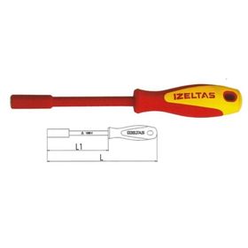 İzeltaş 12 mm 1000V İzoleli Lokma Uçlu Tornavida
