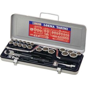 Izeltaş 1/2” On Iki Köşe Lokma Anahtar Takımı (24 Parça, Sae) Lokma