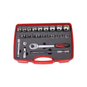 Izeltaş 1/2” On Iki Köşe Lokma Anahtar Takımı (24 Parça, Sae) Lokma