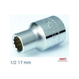 İzeltaş 1/2'' Oniki Köşe 17 mm Lokma Anahtar IZL-1114061017 Lokma
