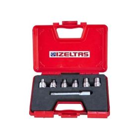 Izeltaş 1/2 Star(Torx) Lokma Anahtar Takımı(7 Parça) Lokma
