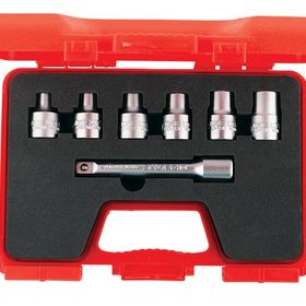 Izeltaş 1/2 Star(Torx) Lokma Anahtar Takımı(7 Parça) Lokma